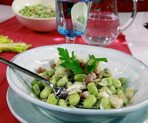 Salata od bakalara i boba Salata od bakalara i boba